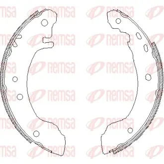 Тормозные колодки REMSA 4508.00