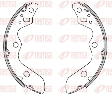 SUZUKI Колодки гальмівні барабанні IGNIS III (MF) 1.2 AllGrip 16- Remsa 4526.00