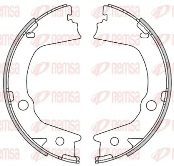 Гальмівні колодки REMSA 4602.00