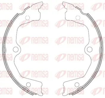Тормозные колодки барабанные REMSA 4626.00