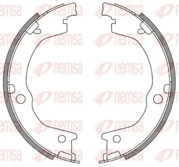 Тормозные колодки барабанные REMSA 4644.00