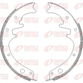 Тормозные колодки REMSA 4658.00