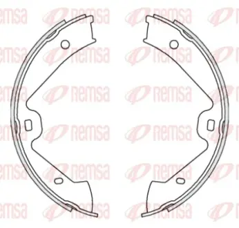 Тормозные колодки барабанные REMSA 4675.00