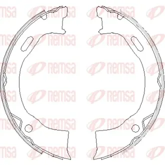 Тормозные колодки REMSA 4695.00