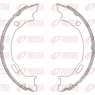 Тормозные колодки REMSA 4707.01