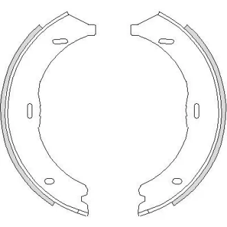 Колодка гальм. барабан. MB VIANO/VITO задн. Remsa 4745.00