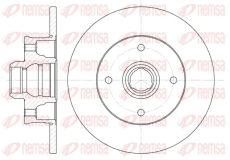 REMSA VW диск гальмівний задній Golf,Passat,Vento Remsa 6024.00