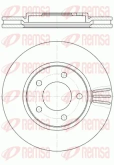 REMSA гальмівний диск передн. VOYAGER III /-ABS/ Remsa 61047.10