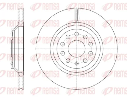 REMSA VW гальмівний диск задн. вент. Passat 00- Remsa 61172.10