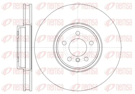 Диск гальм. передн. BMW X5 E70, X6 E71 REMSA 61333.10