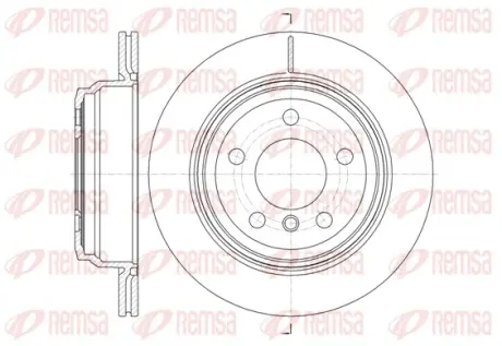 BMW Диск гальмівний задній 3 F30,4 Gran Coupe,4 F32 11- REMSA 61453.10