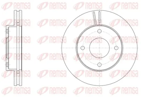 Диск гальмівний REMSA 61532.10