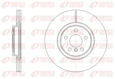 Диск гальмівний передній BMW X1 REMSA 61546.10