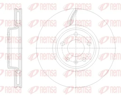 REMSA AUDI Диск гальм. передн. A4 Allroad 16- Remsa 62131.10