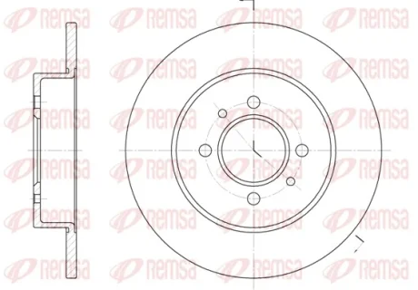 REMSA RENAULT Гальмівний диск Laguna Remsa 6239.00