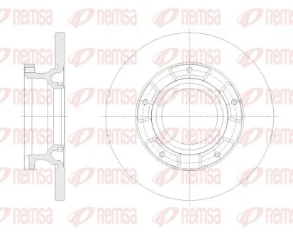 REMSA FORD диск гальм задн. Transit 12- Remsa 62534.00