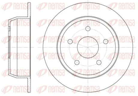 JEEP диск гальмівний Grand Cherokee 99- Remsa 6628.00