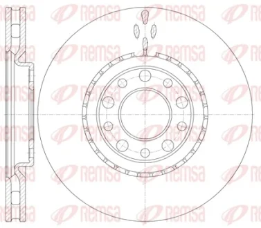 REMSA гальмівний диск передн. Alfa Romeo 159,Brera Remsa 6964.10