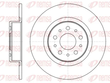 FIAT диск гальмівний задн. Alfa Romeo 156 Remsa 6968.00