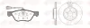 REMSA ALFA ROMEO К-кт гальм. колодки 0589.21 + диски 6316.10 156 (932_) 2.4 JTD (932AXF00) 03-05 8589.00