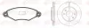 REMSA PEUGEOT К-кт гальм. колодки 0643.10 + диски 6131.10 206 (2A/C) 1.6 i 98-00 8643.07