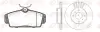 REMSA NISSAN К-кт гальм. колодки 0704.00 + диски 6179.10 ALMERA II (N16) 1.5 02-06 8704.00