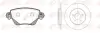 REMSA FORD К-кт гальмівні колодки 0777.00 + диски 6661.00 задн.Mondeo III 00-,Kangoo 01-,Jaguar X-Type 8777.00