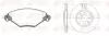 REMSA PEUGEOT К-кт галь. колодки 0828.04 + диски 6604.10 207 02/06- 207 SW 06/07- 3008 06/09- 307 08/00- 307 SW 03/02- 308 09/07- 308 SW 09/07- 8828.00