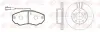 REMSA CITROEN К-т гальмівних колодок 0960.01 + диски 6476.10 JUMPER 1000/1400kg 8960.00