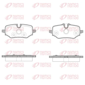 BMW Колодки гальм. задн. 2 Active Tourer (U06), X1 (U11), X2 (U10) Remsa X2013.00