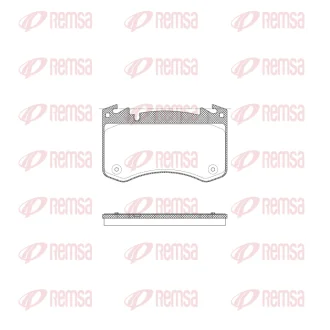 LAND ROVER гальмівні колодки передн RANGE ROVER SPORT III 3.0 22-, RANGE ROVER V 21 Remsa X2029.00