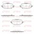 REMSA MAZDA Комплект гальмівних колодок CX-60 (KH_) 2.5 SKYACTIV-G (KH5P) 22- Remsa X2045.02 (фото 1)