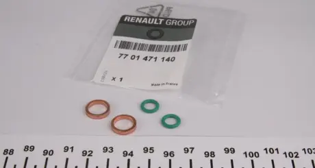К-кт кілець прокладок трубки RENAULT 7701471140