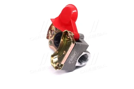 Головка з\'єднувальна тип PALM червона M22x1,5 з відсікаючим клапаном RIDER RD 48014AB