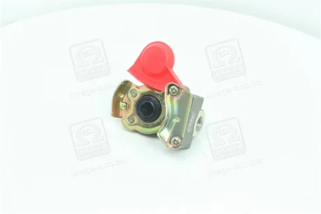 Головка з\'єднувальна тип PALM червона M16x1,5 з відсікаючим клапаном RIDER RD 48014BA