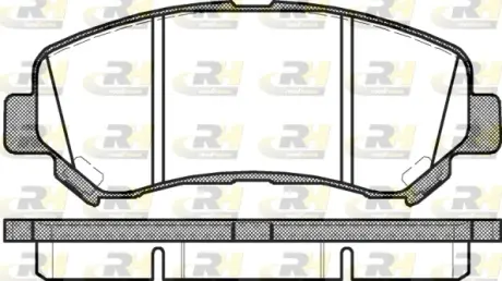 Гальмівні колодки ROADHOUSE 21318.00