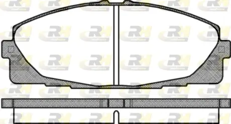 Гальмівні колодки ROADHOUSE 21325.00