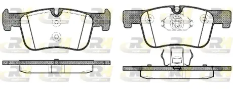 Гальмівні колодки ROADHOUSE 21478.00