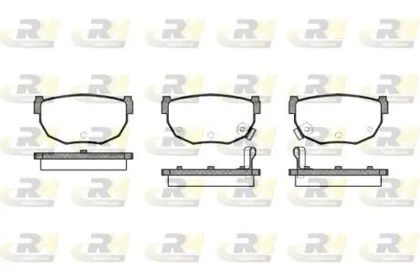 Тормозные колодки ROADHOUSE 2151.12