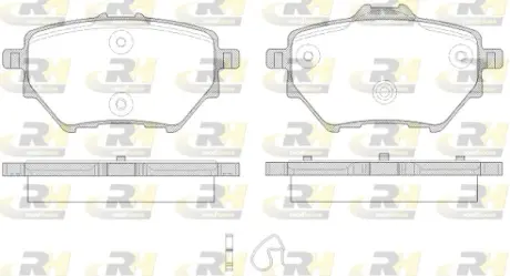 Гальмівні колодки ROADHOUSE 21562.00