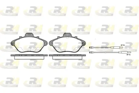Тормозные колодки ROADHOUSE 2310.04