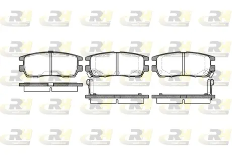 Гальмівні колодки ROADHOUSE 2405.02