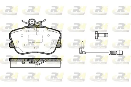 Гальмівні колодки ROADHOUSE 2445.02