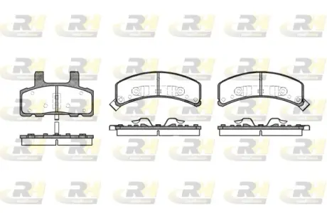 Тормозные колодки ROADHOUSE 2552.02