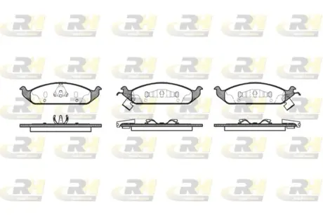 Тормозные колодки ROADHOUSE 2570.02