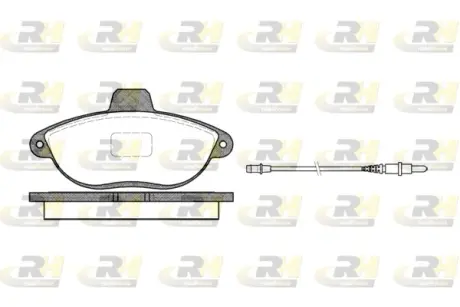 Гальмівні колодки ROADHOUSE 2602.02