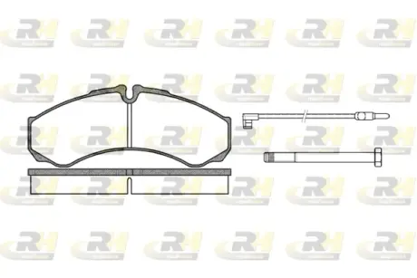 Тормозные колодки ROADHOUSE 2651.02