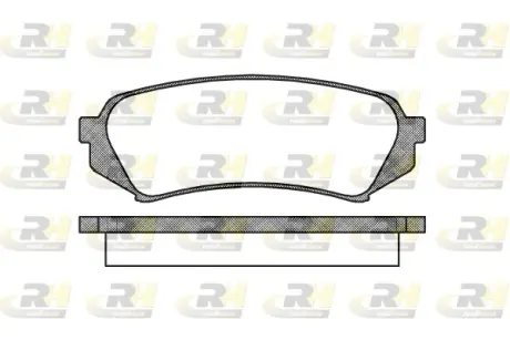 Гальмівні колодки ROADHOUSE 2706.00