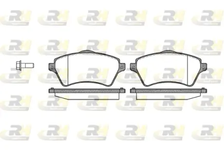 Тормозные колодки ROADHOUSE 2822.00