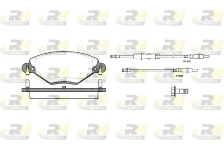 Гальмівні колодки ROADHOUSE 2828.04